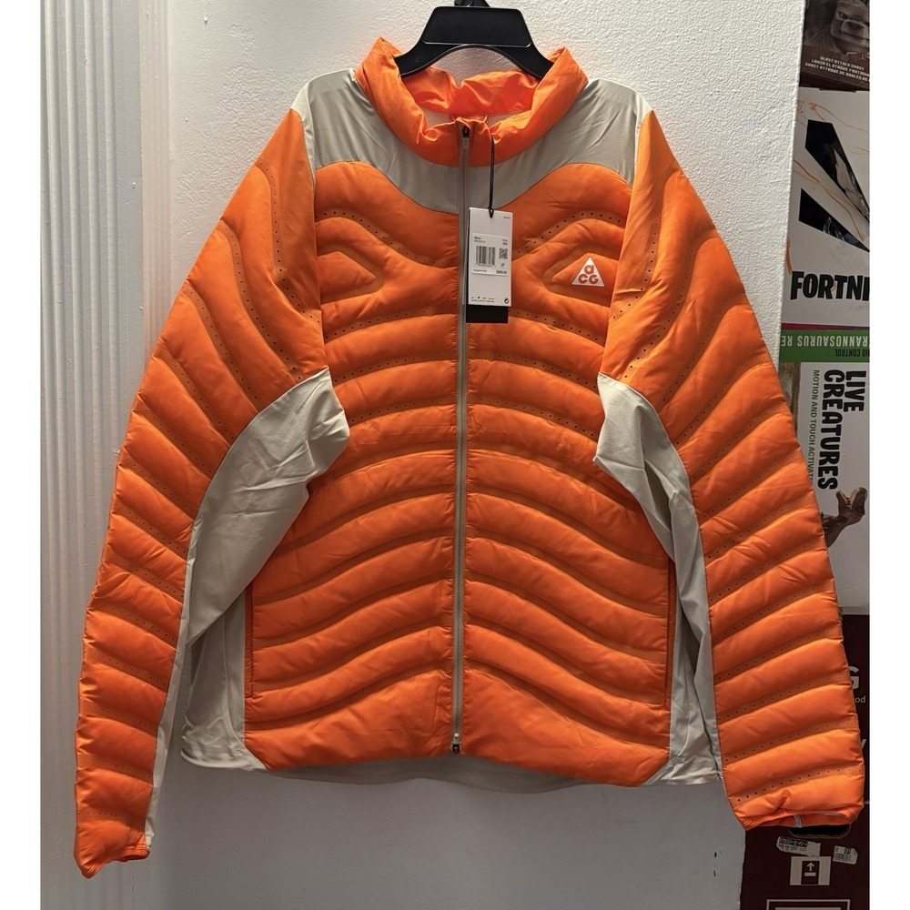 NWT Nike ACG Lava Loft Men's Therma-FIT Jacket Orange IO9132-819 Men's 2XL XXL - Picture 1 of 6